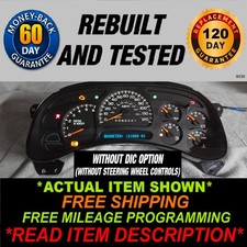 2003-2006 Silverado, Sierra, Tahoe, Suburban, Yukon, Avalanche Gauge Cluster picture