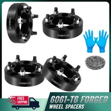 Black 1.5 inch 5x4.75 Wheel Spacers M12x1.5 For 1982-2004 Chevy S10 picture