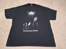 Gildan Dark Throne Transilvanian Hunger 2XL Black Death Metal Band T Shirt EUC picture
