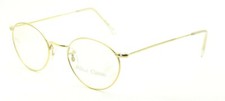 Hilton Classic 5 1038 Gold Oval 47x20mm FRAMES RX Optical Glasses Eyewear - New picture