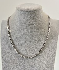 David Yurman Sterling silver 3.6mm Box Chain Necklace 18