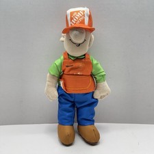 Vintage The Home Depot Homer D Poe Plush Doll Stuffed Plushie Toy Mascot RARE picture