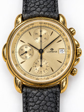 Lorenz 12719 vintage Swiss manual wind chronograph watch picture