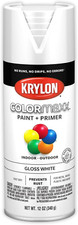 12 Oz  K05545007 White Colormaxx Paint & Primer Spray Paint, Gloss picture