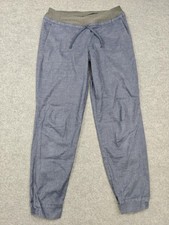 Patagonia Jogger Pants Womens Small Blue Hampi Rock Elastic Waist Climbing picture