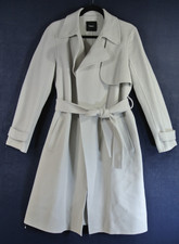 NEW, Theory Oaklane Trench Coat in stone Sz S #S7672 picture