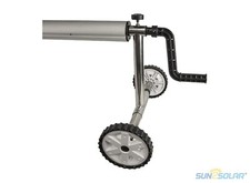 Sun2Solar Stainless Steel Swimming Pool Solar Cover Reel w/ Tube - 16' ft Wide picture