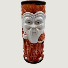 Vintage Otagiri OMC Ray's Golden Lion Tiki Mug Shou Lao God of Longevity Japan picture