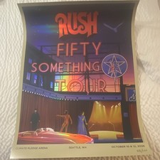Rush Seattle Pike Place Market 2026-Chris Koehler Foil Poster 58/100. picture