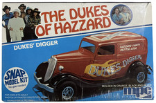 MPC The Dukes of Hazzard Digger Vintage 1980 1/32 Model Kit New w Box Issues picture