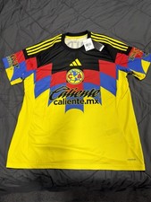 NWT-adidas 2025-26 Club America Aeroready Home Soccer Jersey XL picture