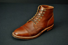 Viberg Service Boots Shinki HIkaku Color 4 Oiled Horsebutt 6.5 E Wide Brown 2030 picture