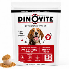 Dinovite for Medium Dogs | Probiotic Supplement | 18-45 lbs | 90 Servings picture