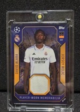 2022-23 Topps Match Attax- Player-Worn Jersey Relic David Alaba #JR-DA  #'d /250 picture