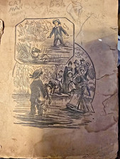 Antique Victorian Children’s Book c. 1800s| Illustrated Stories Ephemera picture