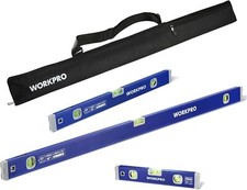WORKPRO 3PC Spirit Level Set 12