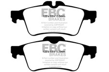 EBC DP31749C Redstuff Ceramic Rear Brake Pads for Mazda 3 & Volvo V50 picture