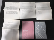 Vintage 1982 IBM PC Employee Software Submission Plan Binder Forms Joyce Wrenn picture