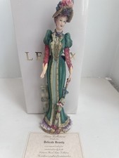 Authentic Vintage 1999 Lenox Delicate Beauty Victorian Lady Figurine COA picture