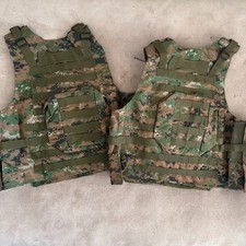 Lot of 2 New Airsoft Cosplay Molle Heavy Improved Outer Plate Carrier Replica picture