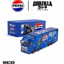 GCD 1/64 LBWK HINO 700 DPLS GODZILLA HK TOYCAR SALON Exclusive Sealed picture