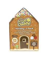 Scrub Daddy Special Edition Gingerbread House 3 Pack Includes A Mystery Scrubber picture