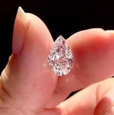 4.4 Carat IGL Certified Lab Grown CVD Diamond Pear Cut VVS1 Loose Gemstone 6DJF picture