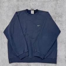 Vintage Nike Embroidered Single Swoosh Crewneck Sweater Size Large picture