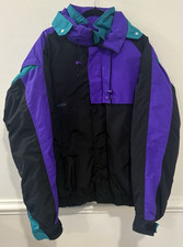 Vintage Columbia Criterion 3-in-1 Ski Jacket 2XL Purple Teal Black Colorblock picture