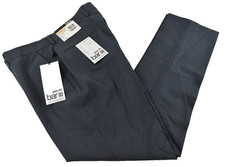 Bar lll Mens Dress Pants New 33 x 30 Blue Flat Front Slim Fit Stretch Wool Blend picture