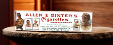 1887 Allen & Ginter Tobacco Baseball Card Wood Sign - 6