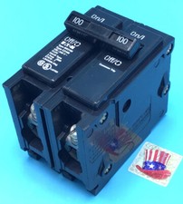 New ORIGINAL Circuit Breaker Eaton Cutler Hammer BR2100 100 Amp 2 Pole 120/240V picture