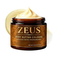 Zeus Men Body Butter Cologne, Pheromone Infused Moisturizing Body Cream picture