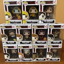 IT Funko Pop Complete Set Of 11 With Bloody Chase Variants, Vaulted, Unopened picture