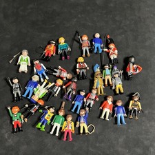 Vintage Playmobil Figure Lot 1970s 80s Geobra Knights Pirates Mixed Bulk Toys picture