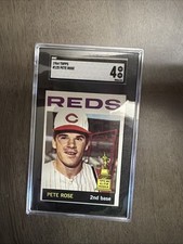 1964 Topps PETE ROSE 2nd YEAR Cincinnati Reds #125 SGC 4 VG/EX Condition picture
