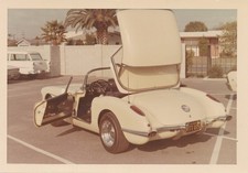 Vintage Corvette Convertible Photo 1967 Color Snapshot 3x5 S24-6 picture