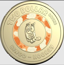 2026 $2 Dollar Bluey Bucks Coin - Bingo picture