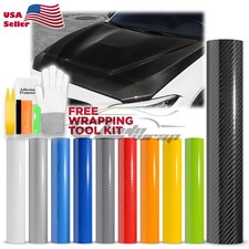 7D Premium High Gloss Carbon Fiber Vinyl Wrap Bubble Free Air Release Decal 6D picture