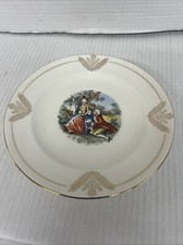 Set Of 5 Antique Vintage King Quality Fine Dinnerware 22kt Gold Trim  picture