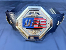 New UFC Freedom Legacy 250 Championship Title Replica Belt 6mm Gold Adult Size picture