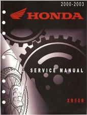 Honda XR50R Service Manual 2000 2003 Remanufactured picture