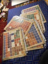 Great Britain Stamps 16 Pages Old Rare Collection ID Bna14. picture
