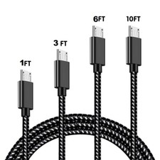 Heavy Duty Fast Charger USB Micro USB MINI USB Cable Cord For Samsung Android LG picture