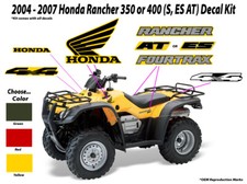 2004 2005 2006 2007 Honda Rancher 350 400 ES AT Decal Sticker Graphic Marks Kit picture