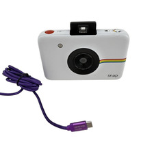Polaroid Snap 10.0MP Instant Digital Camera White w/ Soft Case & USB Cord TESTED picture