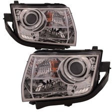 CAPA Certified Left and Right Headlight Set Fits 07-10 Lincoln MKX Halogen picture