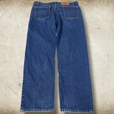 Vintage Levis 505 Jeans Mens 40x32 Blue Dark Wash Orange Tab Made In Brazil 90s picture