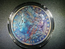 F/VF 1894-O MORGAN SILVER DOLLAR BEAUTIFULLY TONED COLLECTOR QUALITY COIN M-2235 picture