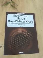 Hans Werner Henze Royal Winter Music,First Sonata On Shakespearean Characters  picture